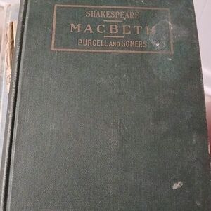 Shakespeare Macbeth vintage hardcover book from 1916